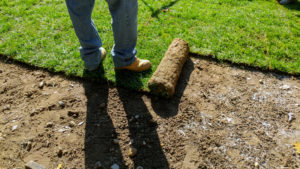 Quantico Creek Sod Farms Laying Sod